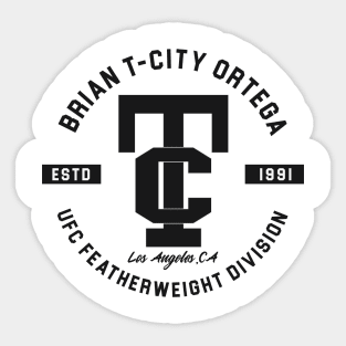 Brian T-City Ortega Sticker